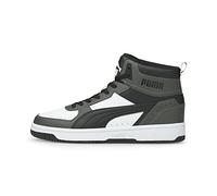 PUMA Unisex Puma Rebound JOY Sneakers, Dark Shadow-Puma Black-Puma White, 8 UK