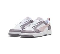 Puma Unisex Rebound Low Puma White-Mauve Mist-Plum Jam 4 37