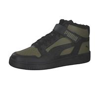 PUMA Unisex Rebound Mid Strap WTR Sneaker, Burnt Olive Black, 10.5 UK