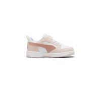PUMA Unisex Rebound V6 Lo Ac+ Ps White-island Pink-deeva Peach size 32 | Training Shoes Outlet | Unisex | White 32