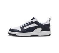 PUMA Unisex Rebound V6 Low Sneaker, White-New Navy, 9 UK