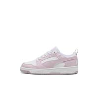 PUMA Unisex Rebound V6 Low Sneaker, White-Rose Mauve, 10 UK
