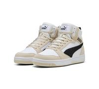 PUMA Unisex Rebound V6 SD Sneaker, Alpine Snow Black White, 10.5 UK