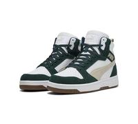 PUMA Unisex Rebound V6 SD Sneaker, White-Desert DUST-Green Terrain, 6.5 UK