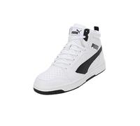 PUMA Unisex Rebound V6 Sneaker, Puma White Puma Black, 3.5 UK