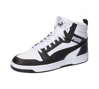 PUMA Unisex Rebound V6 Sneaker, Puma White Puma Black Shadow Gray Puma White, 9.5 UK
