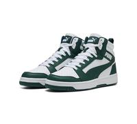 PUMA Unisex Rebound V6 Sneaker, Puma White Dark Myrtle, 9.5 UK