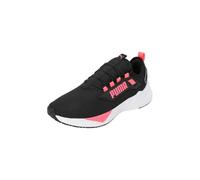 PUMA Unisex Retaliate 3 Running Shoes, Black White Sunset Glow Pink, 6 UK