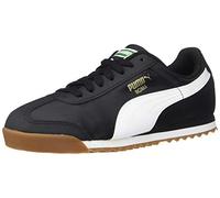 PUMA Unisex Roma Anniversario Kids Sneaker Black White, 11.5 M US Little