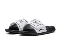 PUMA Unisex ROYALCAT Comfort 2 Slide Sandal, White Black, 8 UK