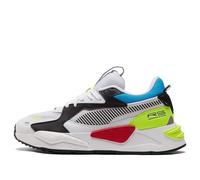 PUMA Unisex Rs-Z Core Sneakers White/Black/Yellow 383590-01 10.5