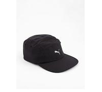 Puma Essentials 5 Panel Running Cap Black Run Hat Mens Womens