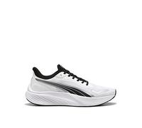 PUMA Unisex Pounce LITE Road Running Shoe, White Black, 12 UK