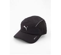 Puma Unisex Running Short Visor 5 Panel Cap - Puma Black, Puma Black, Men Puma Black