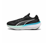 PUMA Unisex SCEND PRO 2 Road Running Shoe, Black-Mint MELT-Speed Blue, 6 UK