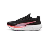 PUMA Unisex SCEND PRO Road Running Shoe, Black-Sunset Glow, 8 UK
