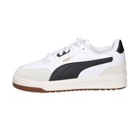 PUMA Unisex Shuffle Downtown OG Sneaker, White Black-Vapor Gray, 4.5 UK