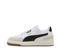 PUMA Unisex Shuffle Downtown OG Sneaker, White Black-Vapor Gray, 5 UK