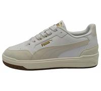 PUMA Unisex Shuffle Downtown OG Sneaker, White-Vapor Gray Gold, 8 UK