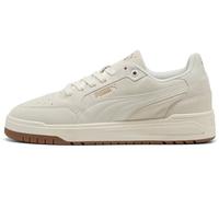 PUMA Unisex Shuffle Downtown SD Sneaker, Warm White-Vapor Gray Gold, 7 UK