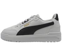 PUMA Unisex Shuffle Downtown Sneaker, White Black Gold, 12 UK