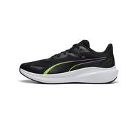 PUMA Unisex Skyrocket LITE Road Running Shoe, Black-Yellow Alert, 4 UK