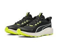 PUMA Unisex Skyrocket LITE Trail Road Running Shoe, Black-Feather Gray-Yellow Alert, 11 UK