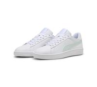 PUMA Unisex Smash 3.0 L Sneaker, White-Peaceful Blue, 9 UK
