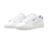 PUMA Unisex Smash 3.0 L Sneaker, White-Silver Mist-Plum JAM, 11 UK