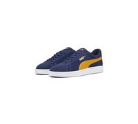 PUMA Unisex Smash 3.0 Sneaker, Navy-Amber Gold White, 9 UK