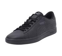 PUMA Unisex Smash V2 L Low-top Sneakers, Black Black, 5 UK