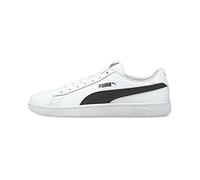 PUMA Unisex Smash V2 L Low-top Sneakers, White Black, 9.5 UK
