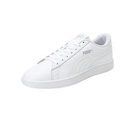 PUMA Unisex Smash V2 L Low-top Sneakers, White White, 3.5 UK