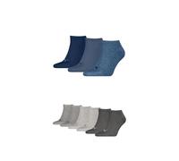 PUMA UNISEX SNEAKER PLAIN 3P, Denim Blue, UNISEX SNEAKER PLAIN 3P, anthraci/l mel grey/m mel grey
