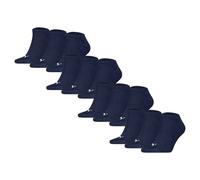 Puma Unisex Sneaker Socks, 12 Pack - Sneaker Plain 12P, Logo, Solid Color