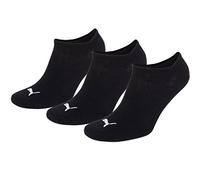 PUMA 261080001 UK 6-8 Unisex Sneaker Socks (3 Pair Pack) Black