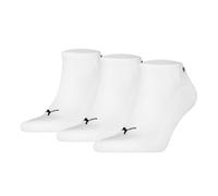 Puma Unisex Sneaker Socks, 3-Pack - Cushioned Sneaker 3P, Logo, Solid Color