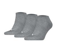 Puma Unisex Sneaker Socks, 3-Pack - Cushioned Sneaker 3P, Logo, Solid Color