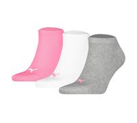 Puma Unisex Sneaker Socks, 3-Pack - Sneaker Plain 3P, Logo, Solid Color