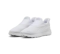 PUMA Unisex SOFTRIDE Cosmic SLIPTECH Sneaker, White White-Cool Light Gray, 6 UK
