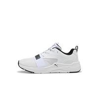 Puma Unisex Softride Wired 2 Trainers - White, Puma White-Puma Black, Size 3, Women Puma White-Puma Black