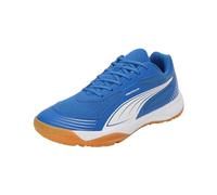 PUMA Unisex SOLARFLASH III Indoor Court Shoe, Team Royal White, 3.5 UK