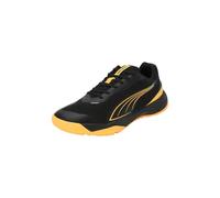 PUMA Unisex SOLARSTRIKE III Indoor Court Shoe, Black-Sun Stream White, 4.5 UK
