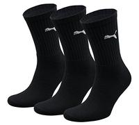 Puma Men's Crew Socks Pack of 12 Terry Sole Sports Socks, Men, Short Crew Socks Sportsocken mit Frotteesohle 12er Pack, black, 43-46