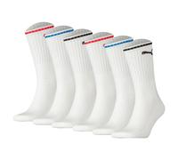 Puma Unisex Sport Socks, 6 Pack - Sport Crew Stripe, Tennis Socks, Stripe...
