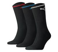 Puma Unisex Sport Socks, Value Pack - Sport Crew Stripe, Tennis Socks