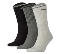Puma Men's 3-Pack Stripe Sports Socks, Grey Mix - Size: 7.5/8/5/5.5/6/6.5/7