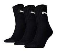 Puma Unisex Sports Socks, 3 Pairs - Short Crew Socks, Tennis Socks, Plain
