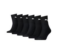 Puma Unisex Sports Socks, 6 Pack - Short Crew Socks, ECOM, Logo, Plain
