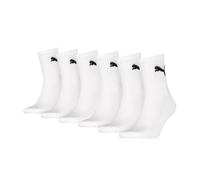 Puma Unisex Sports Socks, 6 Pack - Short Crew Socks, ECOM, Logo, Plain